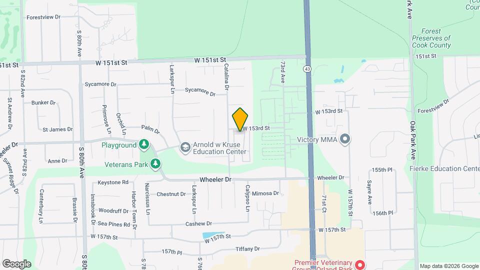 15340 Aubrieta Ln Map and Location Details