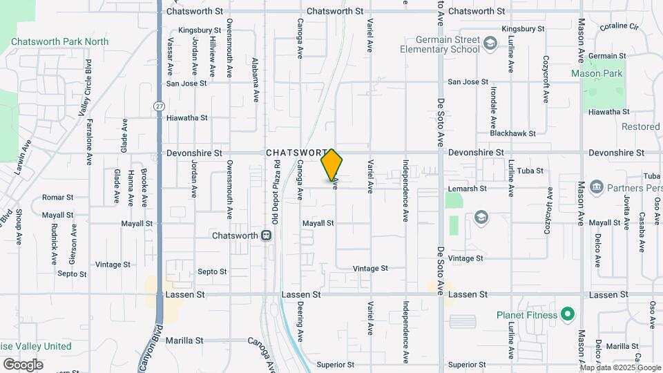10201 Eton Ave Map and Location Details