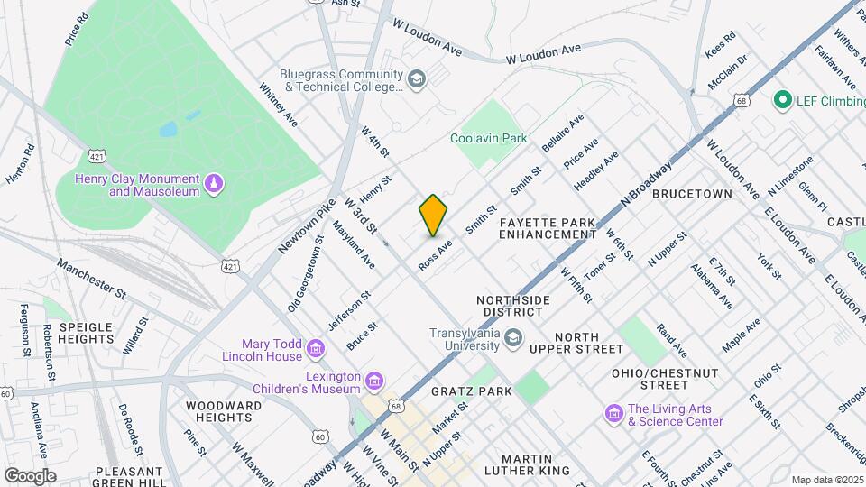 342 Jefferson St Map and Location Details