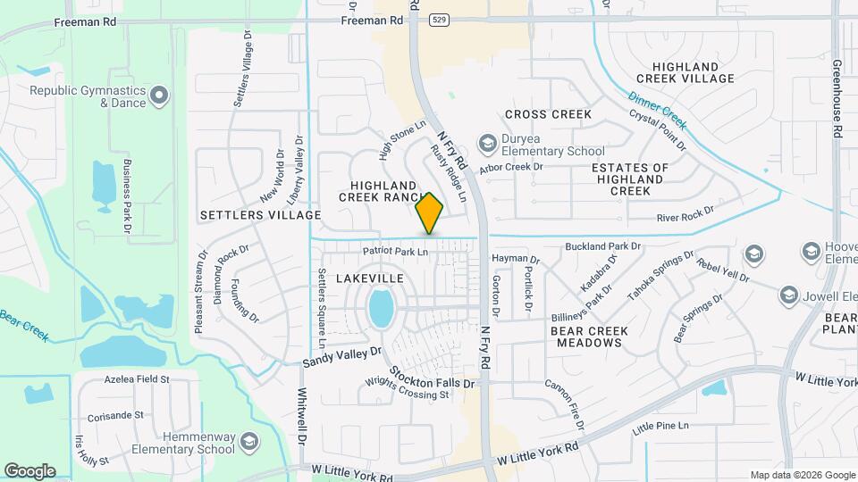 20624 Patriot Park Ln Map and Location Details