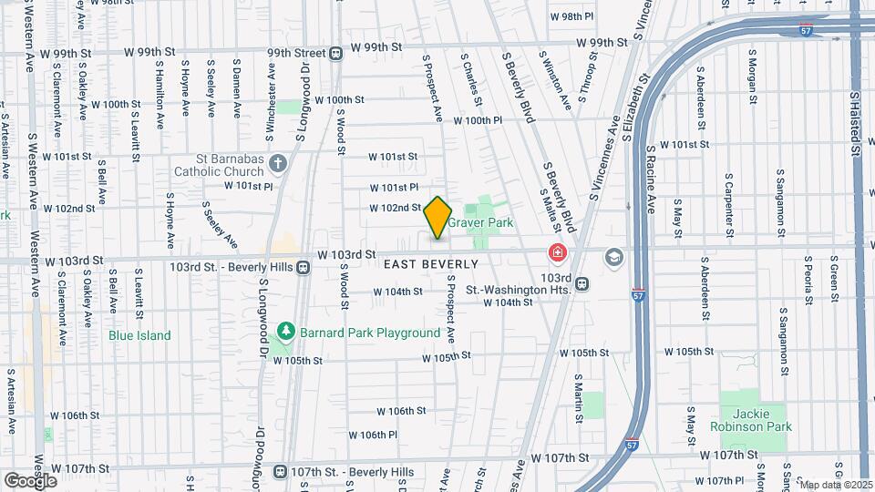 1610 W 103rd St Map and Location Details