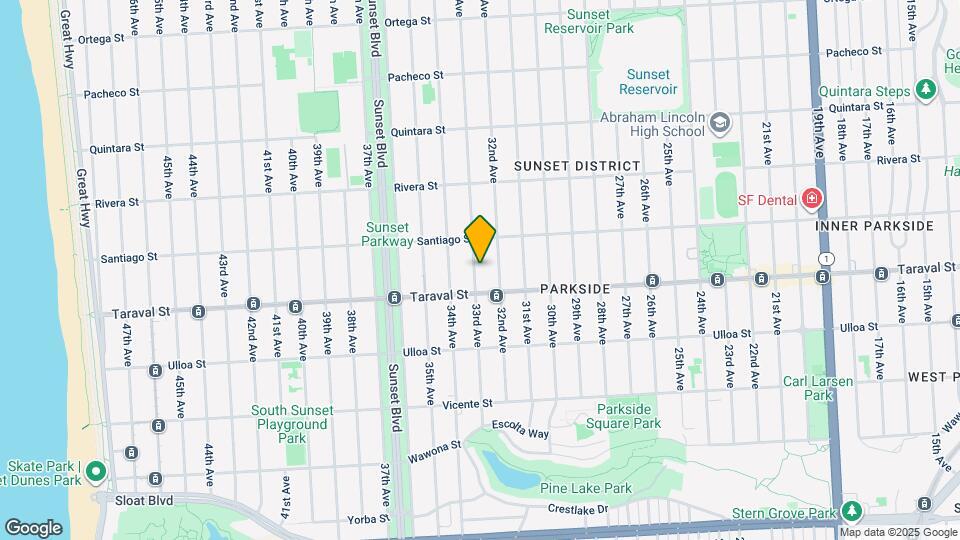 2356 33rd Ave Map and Location Details