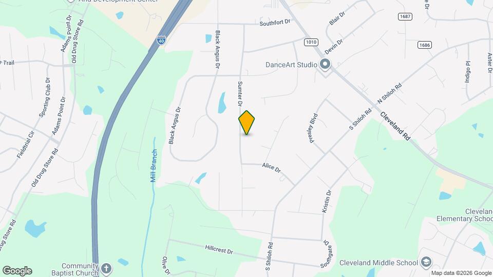2523 Sumter Dr Map and Location Details