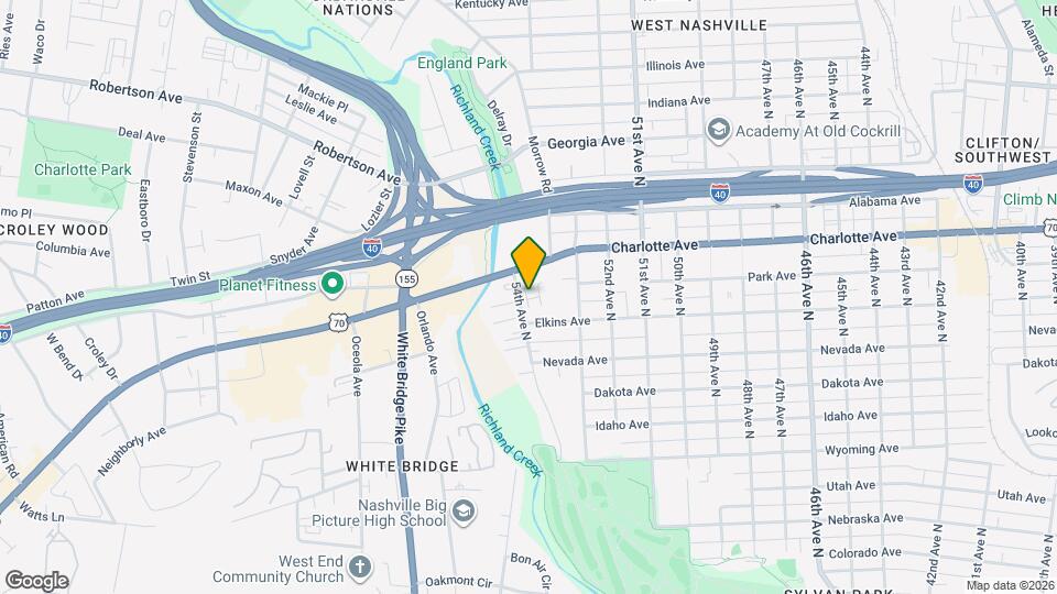 606 Centerpoint Ln Map and Location Details