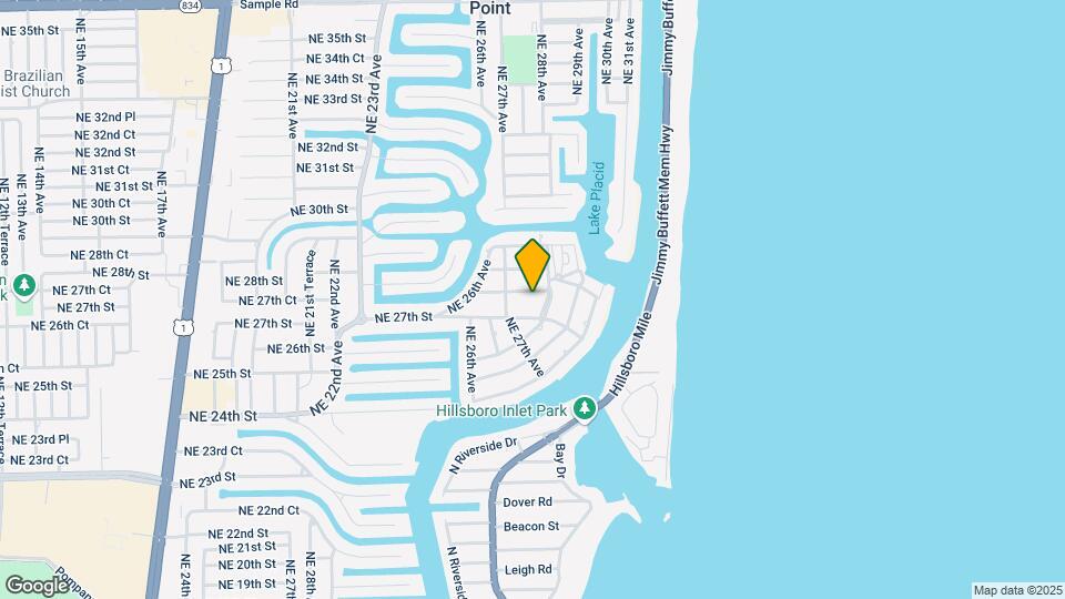 2734 NE 27th Ct, Unit 21 Map and Location Details