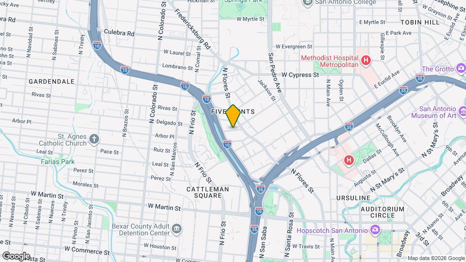 8616 Hill St Map and Location Details