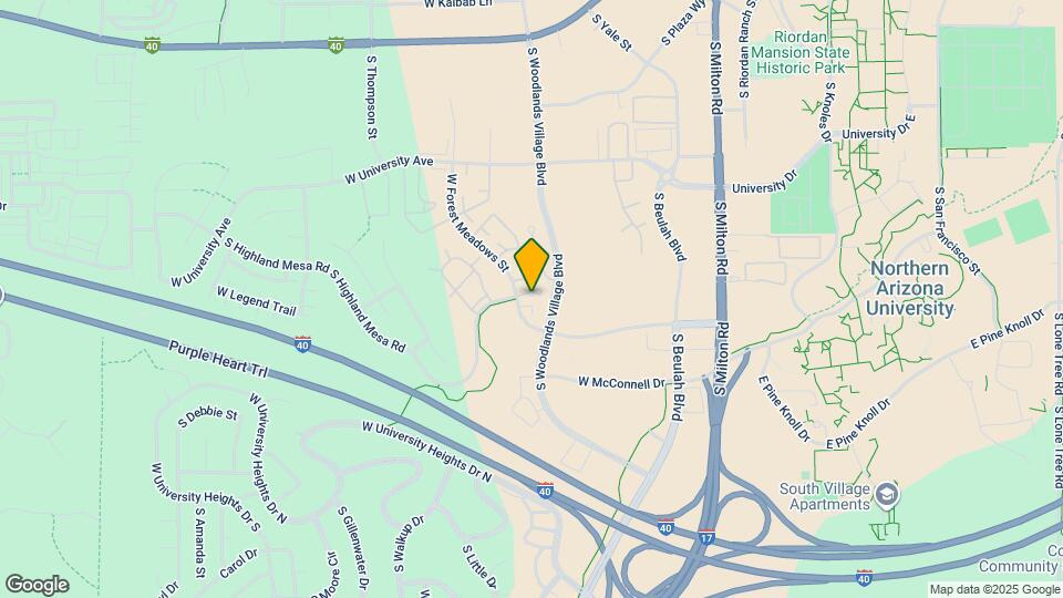 2865 S Highland Mesa Rd Map and Location Details