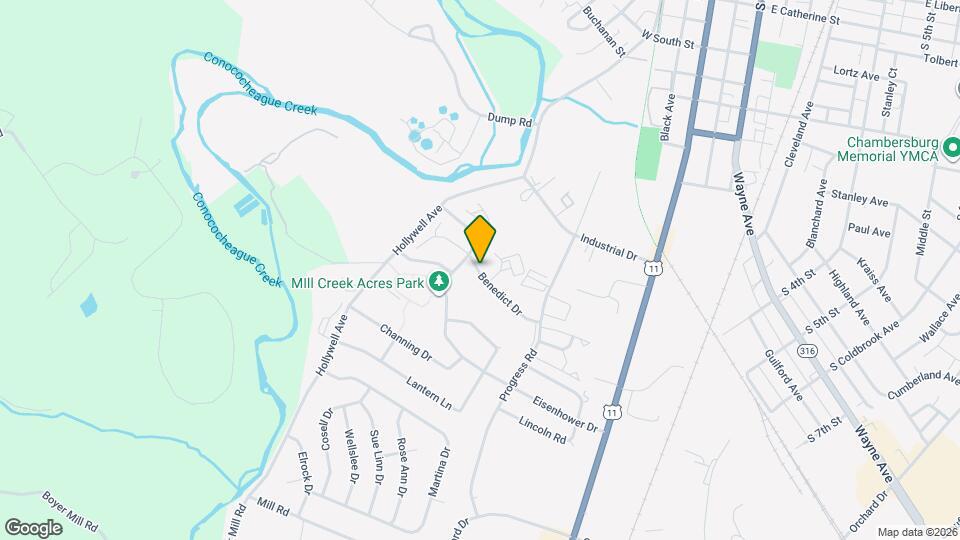 224 Benedict Dr Map and Location Details