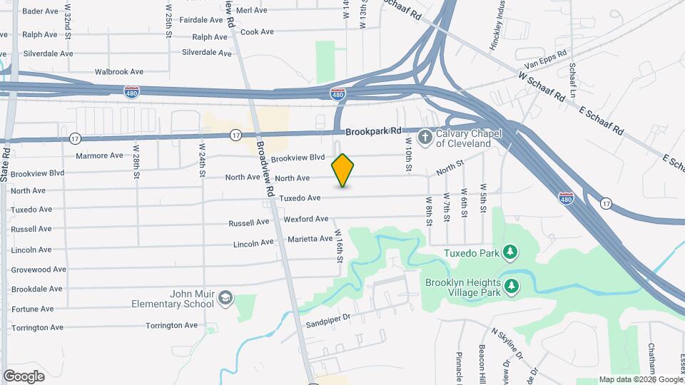 1510 Tuxedo Ave Mapa y Detalles de la Ubicación