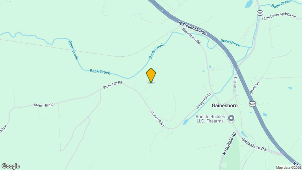1281 Stony Hill Rd Map and Location Details