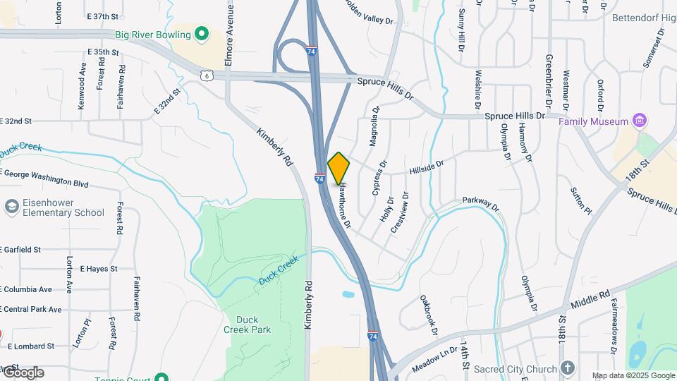 2636 Hawthorne Dr Map and Location Details