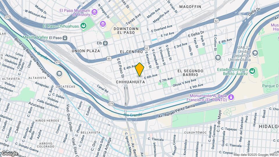 720 S Mesa St Map and Location Details