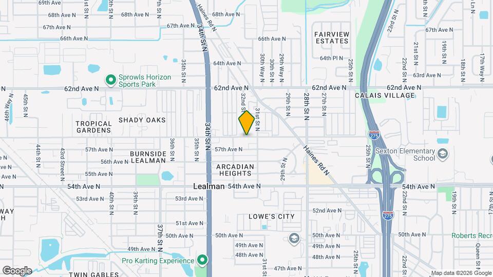 3114 58th Ave N Map and Location Details