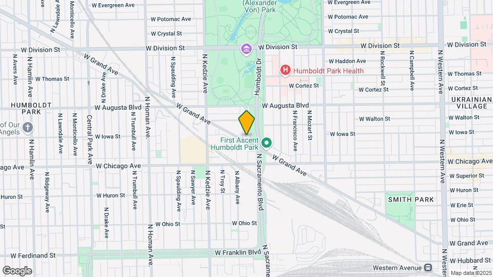 848 N Oakley Blvd, Unit 002 Map and Location Details