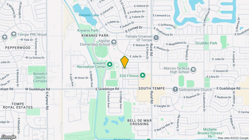 6133 S College Ave Map and Location Details