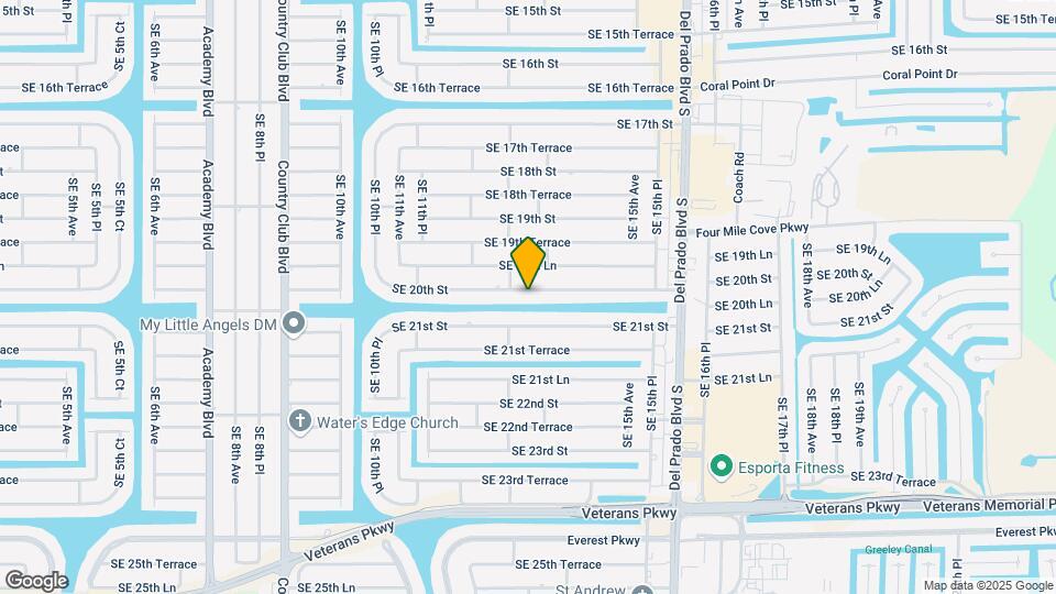 1312 SE 20th St Map and Location Details