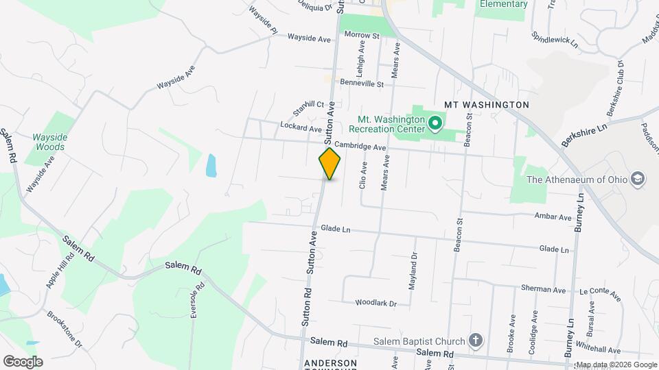 1618 Sutton Ave Mapa y Detalles de la Ubicación