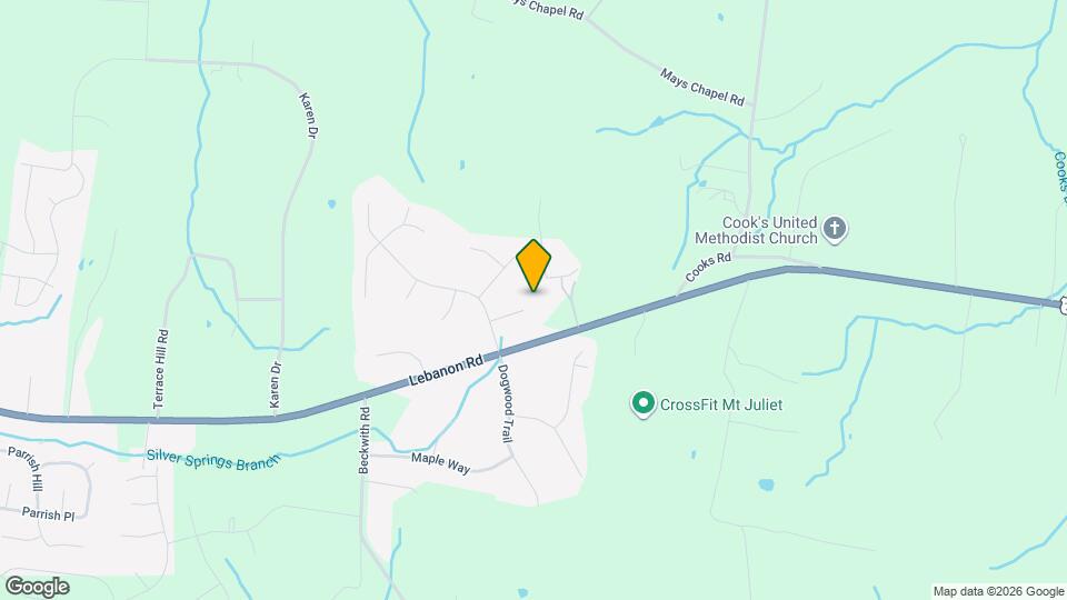 705 Cooks Hill Ct Map and Location Details