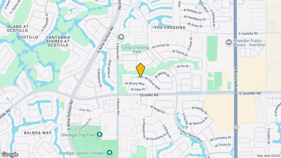 745 W Citrus Way Map and Location Details