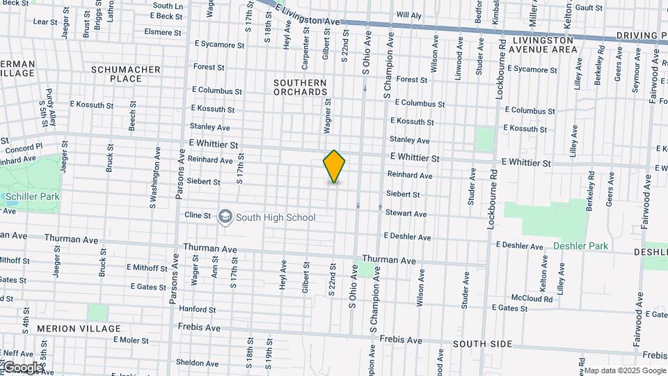 1113 S 22nd St Map and Location Details