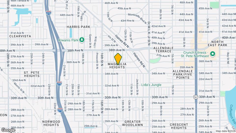 1317 35th Ave N Mapa y Detalles de la Ubicación