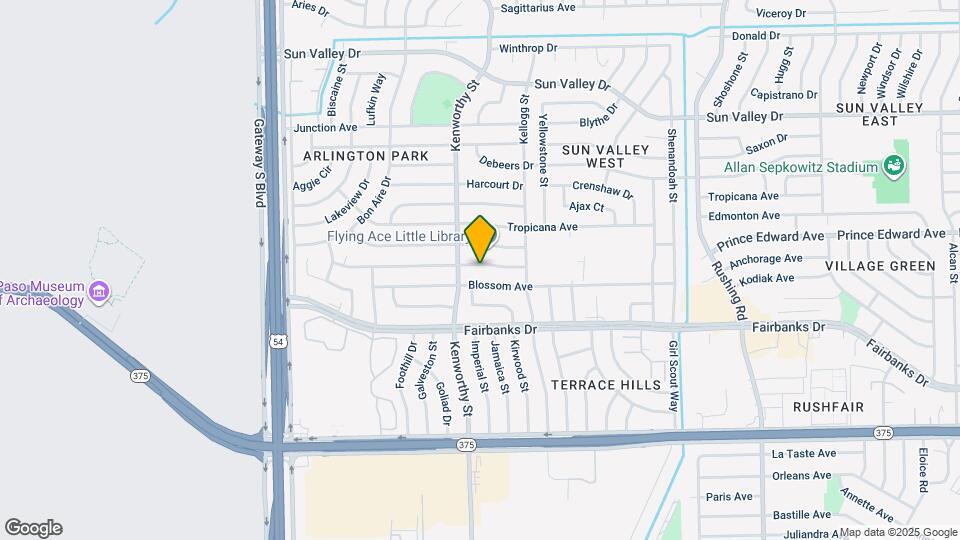 4744 Rolling Stone Ave Map and Location Details