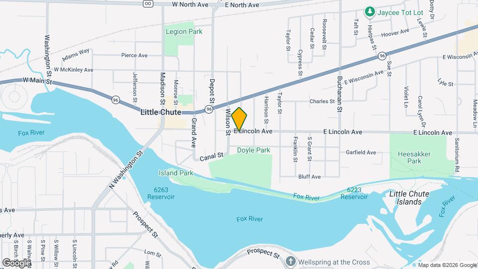 327 E Lincoln Ave, Unit Upper Map and Location Details