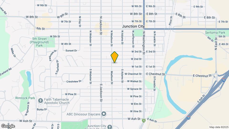 330 1/2 W 1st St Map and Location Details
