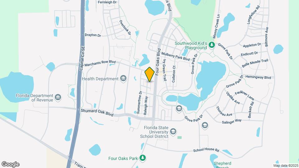 4105 Raleigh Way Map and Location Details