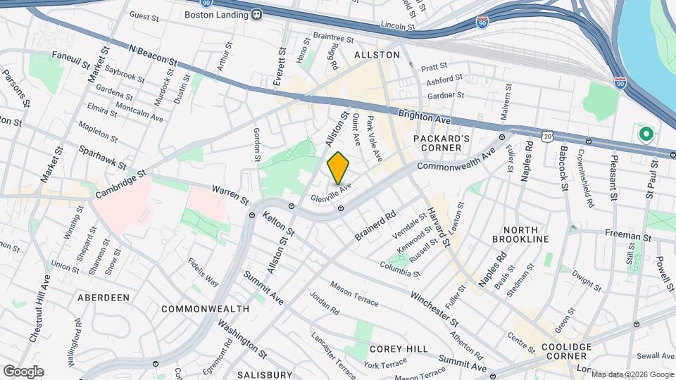 95 Glenville Ave Mapa y Detalles de la Ubicación