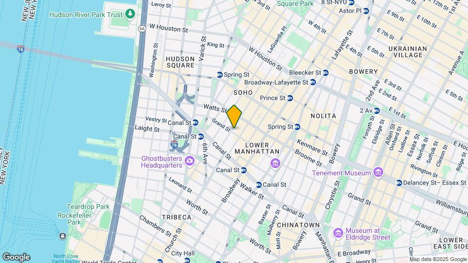 74 Grand St Mapa y Detalles de la Ubicación