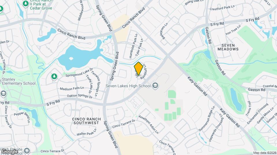 9318 Rainbluff Ln Map and Location Details