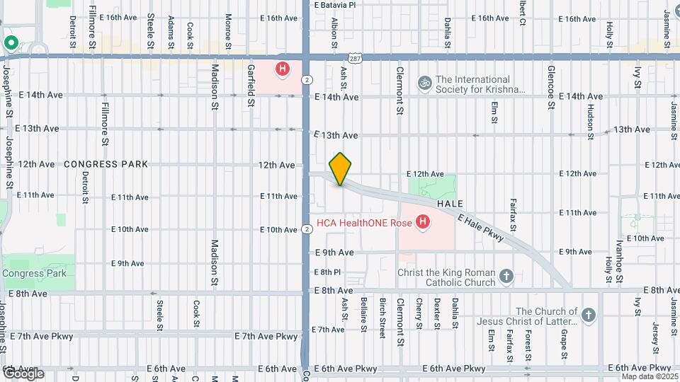 1155 Ash St, Unit 1001 Map and Location Details
