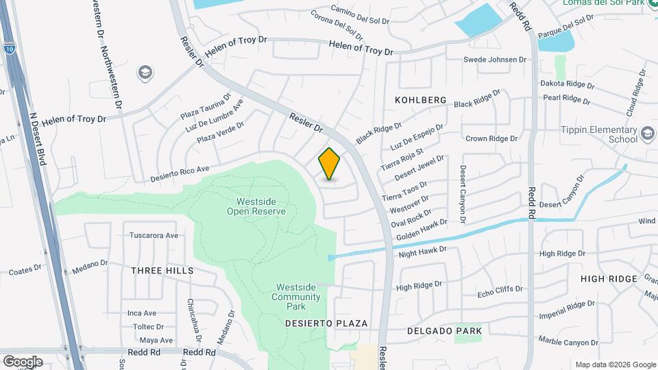 1329 Desierto Rosa Pl Map and Location Details