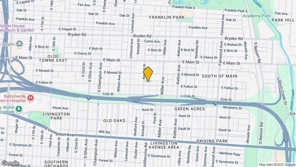 1342 E Fulton St Map and Location Details