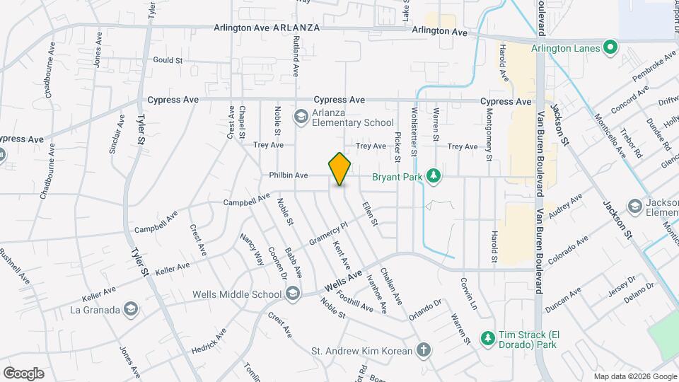 5630 Challen Ave Mapa y Detalles de la Ubicación