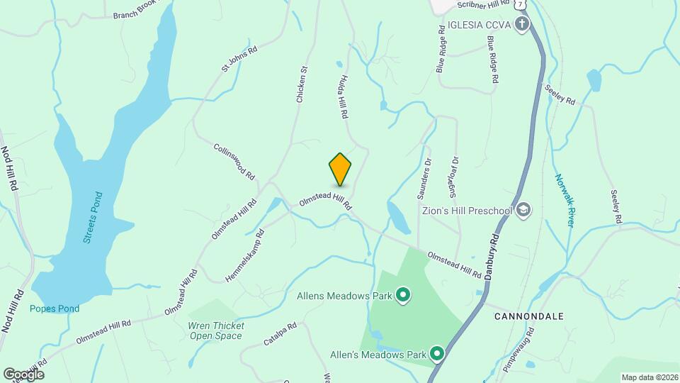 304 Olmstead Hill Rd Map and Location Details