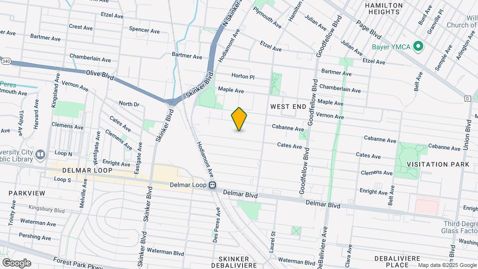 5965 Cates Ave Map and Location Details