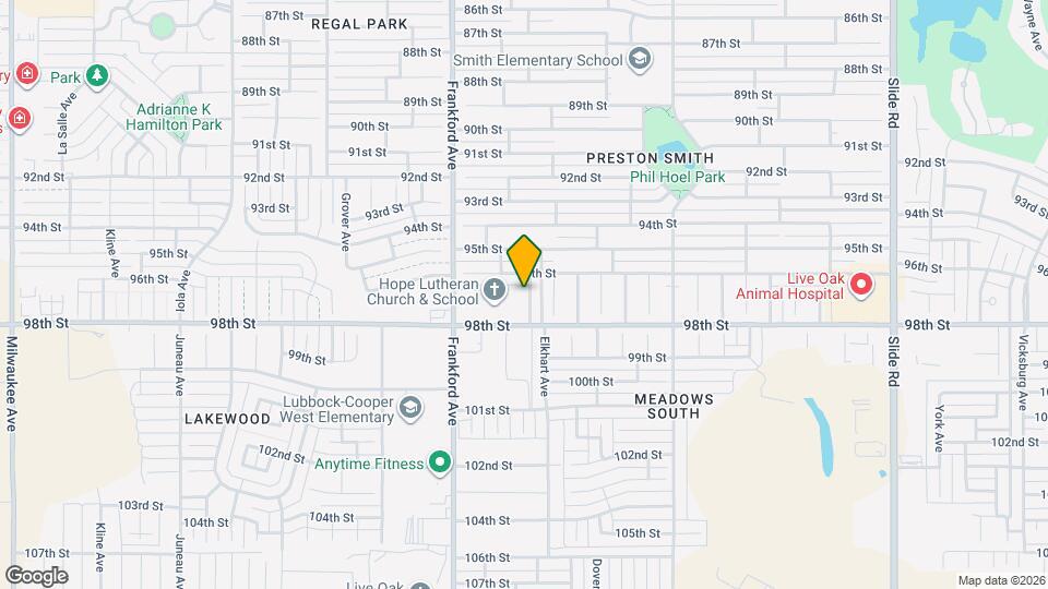 9608 Elmwood Ave Map and Location Details