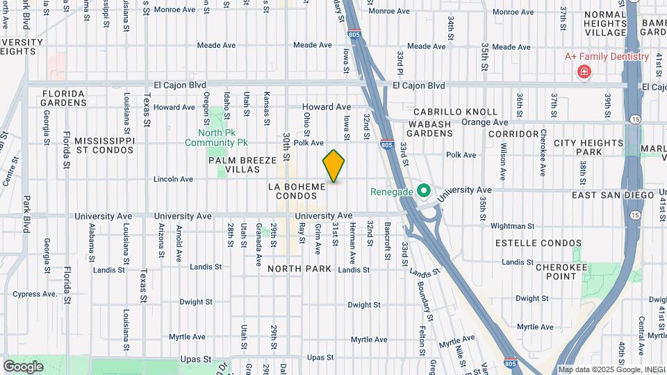 3979 Illinois St Mapa y Detalles de la Ubicación