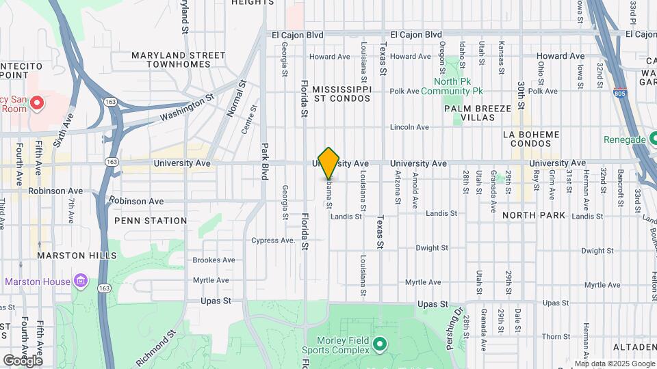 3786 Alabama St Map and Location Details