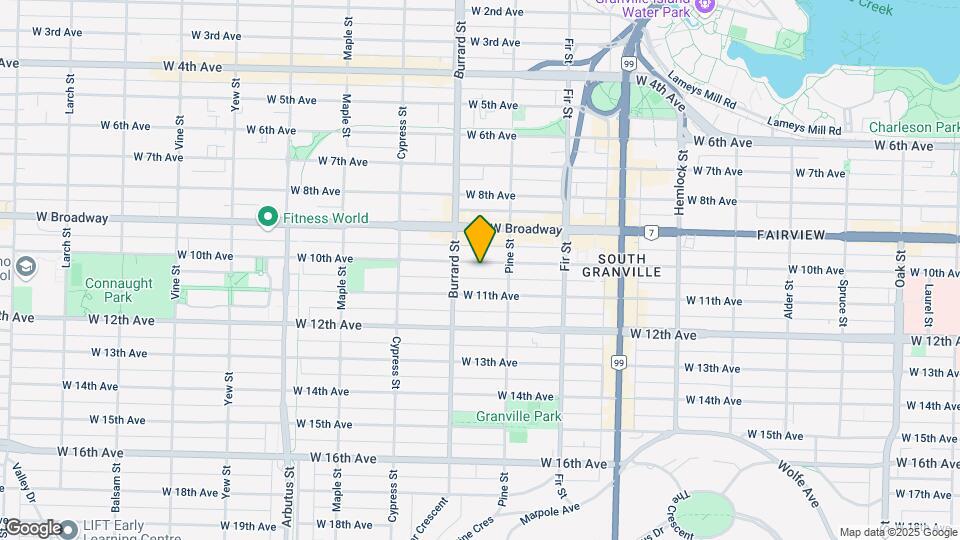 1750 10th Av W Map and Location Details
