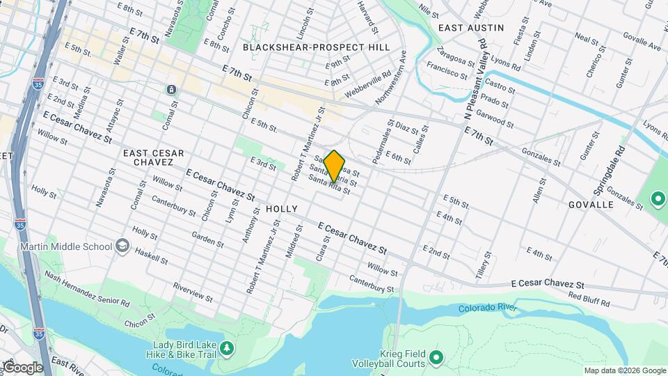 2319 Santa Rita St Map and Location Details