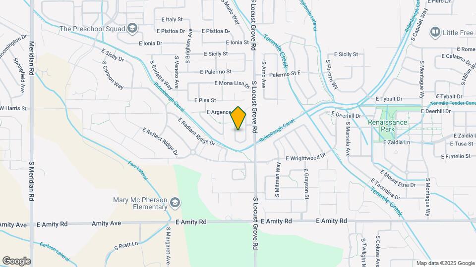 4192 S Leaning Tower Ave Map and Location Details