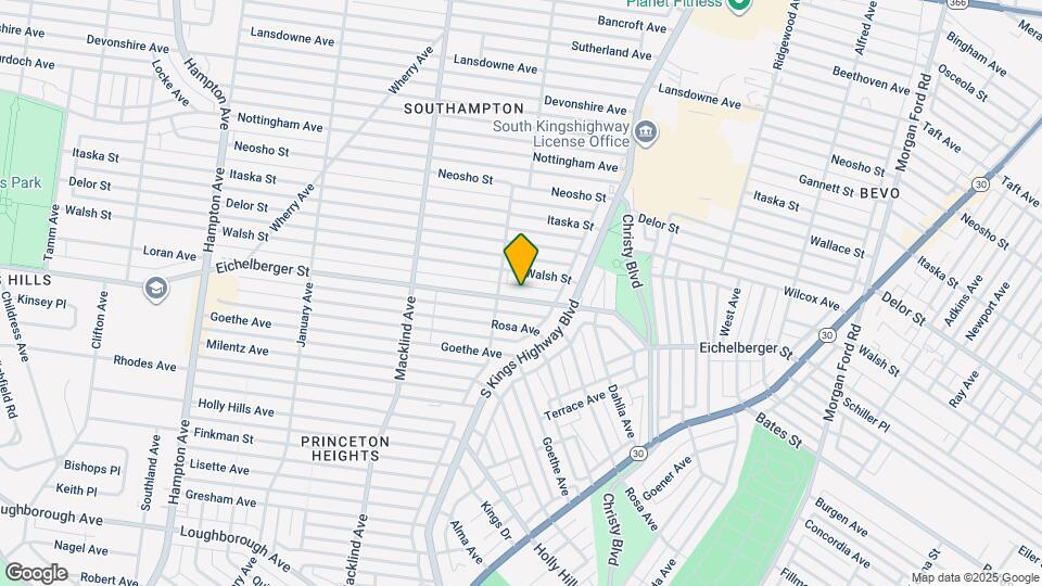 4955 Eichelberger St Map and Location Details