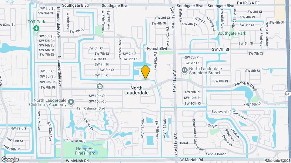 830 SW 74th Terrace-Unit -3 Map and Location Details