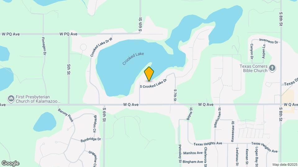 1625 S Crooked Lake Dr Map and Location Details