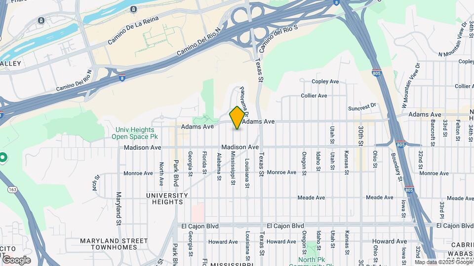 4645 Mississippi St Map and Location Details