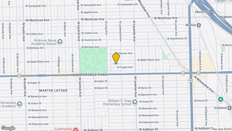 5322 W Cuyler Ave Map and Location Details