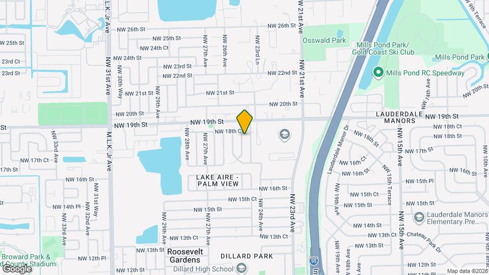 1824 NW 25th Ave Map and Location Details